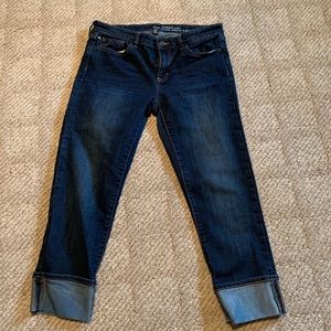 Gap Straight Cuff cropped jeans size 6